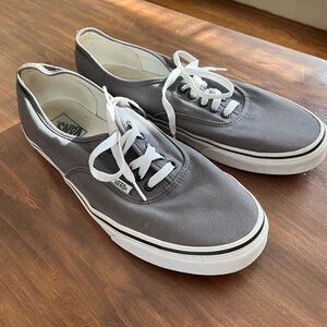 Vans Authentic Classic Sneakers Mens Grey Sneakers US 12